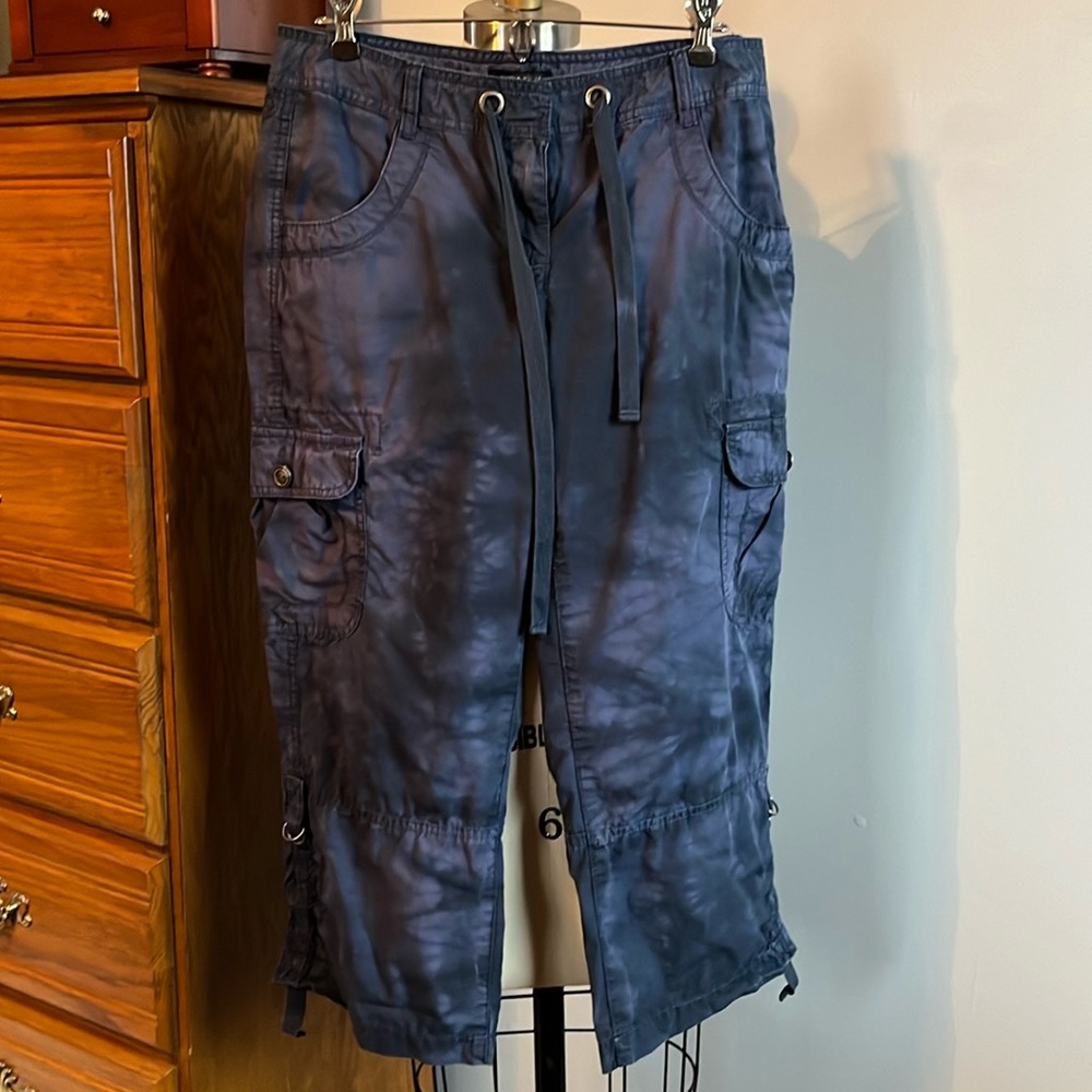 Tommy Hilfiger tye-dye blue capris